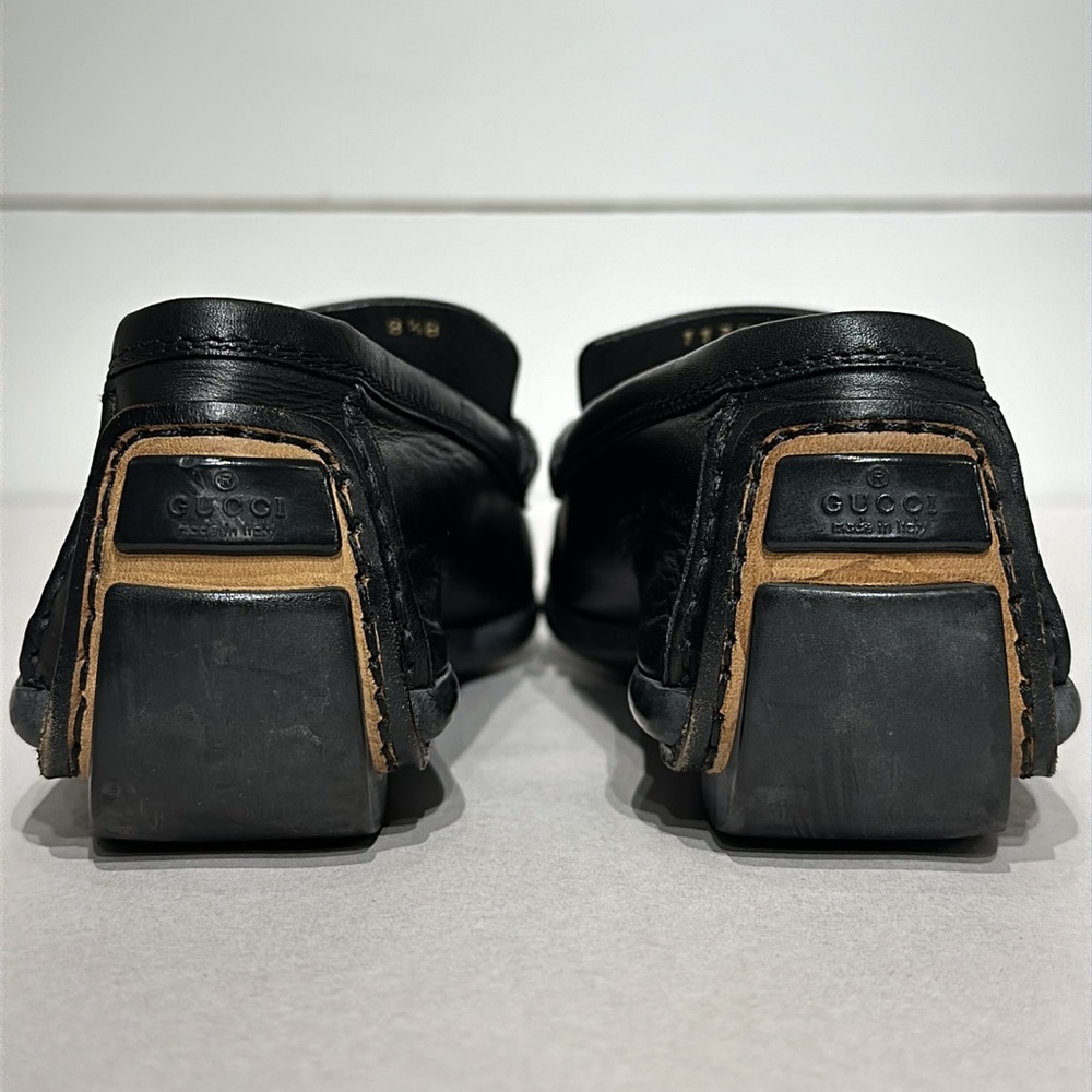 Gucci Horsebit Accent Leather Moccasins - Picture 5 of 13